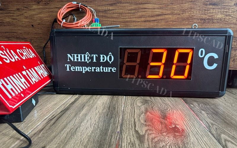 bảng led đo nhiệt độ pt100